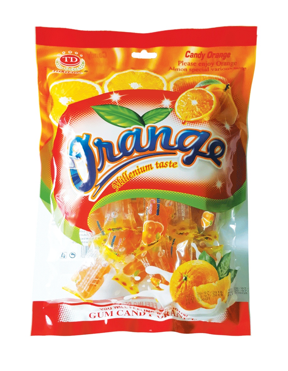 Kẻo Dẻo Cam gói 350g